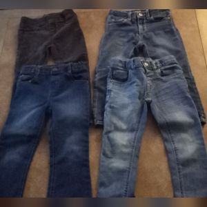 Girls 4t jeans bundle